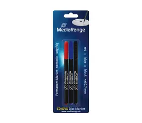 MediaRange MR701 popisovače na CD/DVD / 3 barvy 