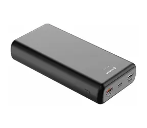SWISSTEN POWER LINE 30000 mAh černá / Power Bank / 12V / 2A / PD & QC / micro-USB & USB-C