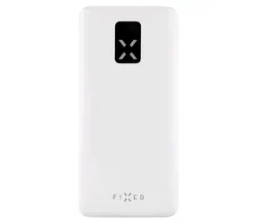 FIXED Zen 10 Powerbanka s LCD displejem a výstupem PD 20W bílá / 10 000 mAh 