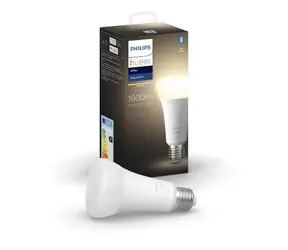 Philips Hue LED žárovka E27 9.5W bílá / chytrá LED žárovka / 1600 lm / 2700 K / stmívatelná 