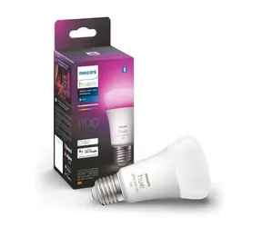 Philips Hue LED žárovka E27 9W bílá / chytrá LED žárovka / 1100 lm / 2200-6500 K / stmívatelná