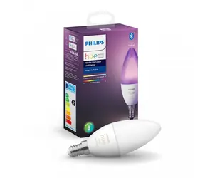 Philips Hue LED žárovka E14 4W bílá / chytrá LED žárovka / 470 lm / 2000-6500 K / stmívatelná