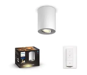 Philips Hue WA Pillar bodové LED svítidlo GU10 1x5W bílá / 350lm / 2200-6500K / IP20 / ovladač