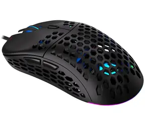 Endorfy LIX černá / optická / drátová / herní / 8000 dpi / PMW3325 / 6 tlačítek / RGB / Kailh GM4.0 / USB / 1.8m