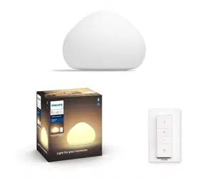 Philips Hue WA Wellner stolní LED lampa E27 1x6W bílá / 800lm / 2200-6500K / IP20 / ovladač