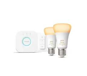 Philips Hue HueWA 10.5W A60 E27 8W / BT chytrá LED žárovka / 1100 lm / 2200-6500 K / stmívatelná / 2ks