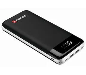 SWISSTEN Black Core max 30000 mAh černá / Power Bank / 12V / 2A / PD & QC / micro-USB & USB-C
