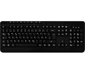 MediaRange MROS102 černá / kancelářská klávesnice / USB / DE layout / 1.5 m