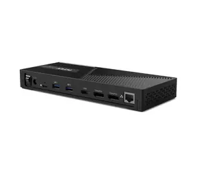 PORT CONNECT Univerzální dokovací stanice černá / 1x HDMI / 2x DisplayPort / 1x RJ-45 / 5x USB-A 3.1 / 1x USB-C 3.1 / 3.