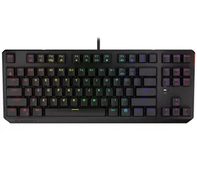 Endorfy Thock TKL Red černá / Herní klávesnice / mechanická / TKL / Kailh Red / US layout / 1.8m
