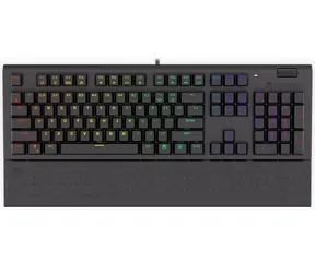 Endorfy Omnis Blue černá / Herní klávesnice / mechanická / Kailh Blue / RGB / US layout / 1.8m