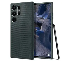Spigen Liquid Air ochranný kryt pro Samsung Galaxy S23 Ultra zelená