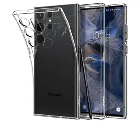 Spigen Liquid Crystal ochranný kryt pro Samsung Galaxy S23 Ultra čirá