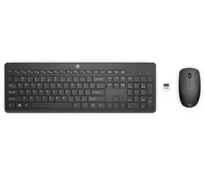HP 230 set (CZ+SK) černá / Bezdrátový set / Klávesnice + Myš / USB / CZ & SK