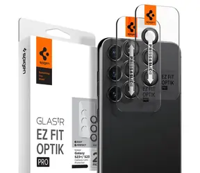Spigen Glass EZ Fit Optik Pro ochranné sklo na fotoaparát pro Samsung Galaxy S23/S23+ 2ks