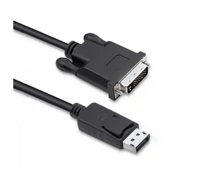Qoltec 50364 DisplayPort - DVI 1.8 m kabel černá / DisplayPort v1.1