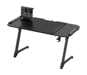 ULTRADESK Space XXL V2 černá / herní stůl / 154 x 61 x 78 cm / RGB