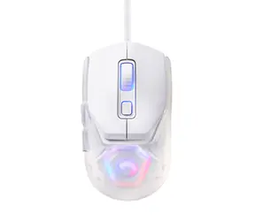 Marvo  FIT LITE G1 bílá / Optická myš / USB-A / 12000 DPI / RGB / 7 tlačítek 