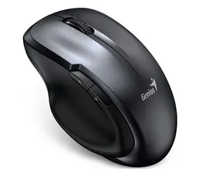 Genius Ergo 8200S šedá / 1200 dpi / Blue-Eye senzor / bezdrátová / tichá / 5 tlačítek