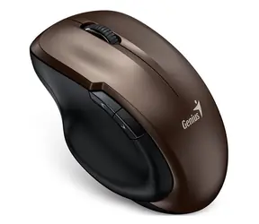 Genius Ergo 8200S hnědá / 1200 dpi / Blue-Eye senzor / bezdrátová / tichá / 5 tlačítek