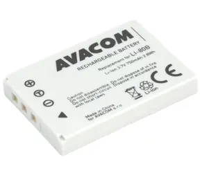 AVACOM Náhradní baterie Olympus LI-80B / Li-Ion / 3.7V / 750mAh / 2.8Wh