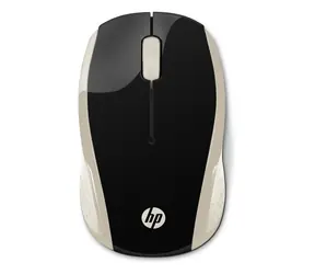 HP 200 zlatá  / bezdrátová myš / optická / 1000 dpi / USB