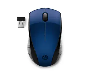 HP 220 modrá  / bezdrátová myš / optická / 1600 dpi / USB
