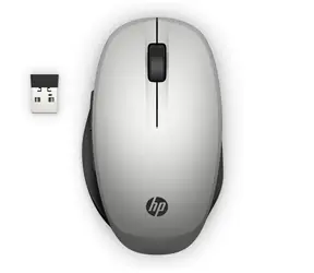 HP 300 stříbrná / bezdrátová myš / optická / až 3600 dpi / USB/Bluetooth