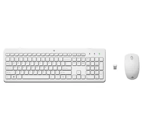 HP 230 Set bílá / bezdrátová klávesnice a myš / USB / CZ+SK