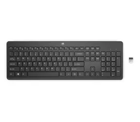 HP 230 (ENG) černá / bezdrátová klávesnice / USB / ENG