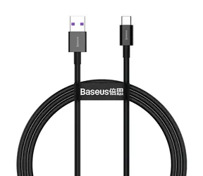 Baseus CATYS-01 kabel USB-A na USB-C 1m černá / 66W / 6A 