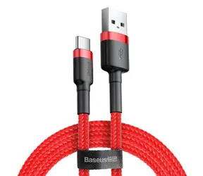 Baseus CATKLF-C09 kabel USB-A na USB-C 2m červená / 2A 