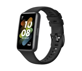 FIXED Silicone Strap Silikonový řemínek pro Huawei Band 7 černá