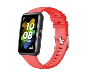 FIXED Silicone Strap Silikonový řemínek pro Huawei Band 7 červená