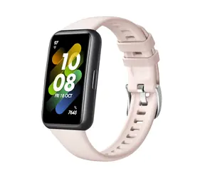 FIXED Silicone Strap Silikonový řemínek pro Huawei Band 7 růžová