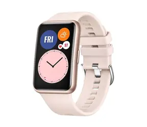 FIXED Silicone Strap Silikonový řemínek pro Huawei Watch FIT růžová / doprodej