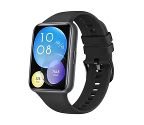 FIXED Silicone Strap Silikonový řemínek pro Huawei Watch FIT2 černá
