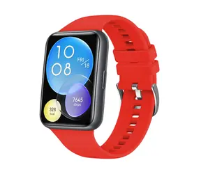 FIXED Silicone Strap Silikonový řemínek pro Huawei Watch FIT2 červená