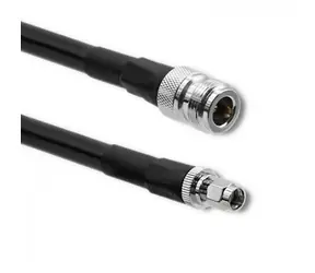 Qoltec 57027 LMR400 Koaxiální kabel (F) na RP-SMA (M) 3m černá 