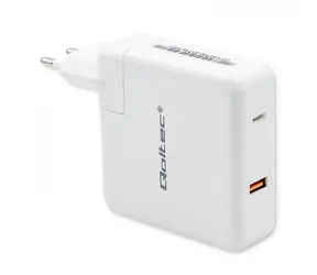 Qoltec 51710 USB-C rychlo nabíječka 108W bílá / 5-20V / 3 - 4.7A / USB-C PD