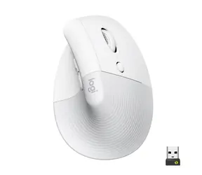 Logitech Lift Vertical Ergonomic Mouse For Business světle šedá / Ergonomická myš / USB / pouze pro praváky