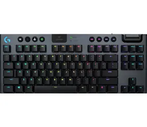 Logitech G915 TKL DE Tactile černá / bezdrátová herní klávesnice / Bluetooth / Lightspeed / RGB podsvícení