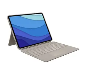 Logitech Combo Touch ochranný kryt s klávesnicí US pro Apple iPad Pro 12.9" ( 5. & 6. generace) písková