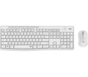 Logitech MK295 Silent bílá (SKD layout) / Bezdrátová sada klávesnice a myši / nanopřijímač