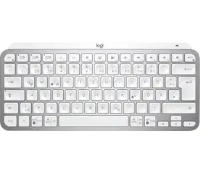 Logitech MX Keys Mini DE bílá / bezdrátová klávesnice / DE layout / Bluetooth / LED podsvícení