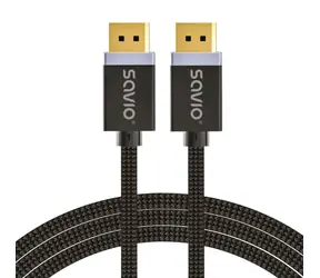 SAVIO CL-166 Displayport kabel samec - samec 2 m