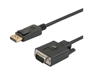 SAVIO CL-92 VGA - DisplayPort adaptér F-M černá