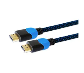 SAVIO GCL-05 Kabel HDMI A - HDMI A M/M 3m černo-modrá