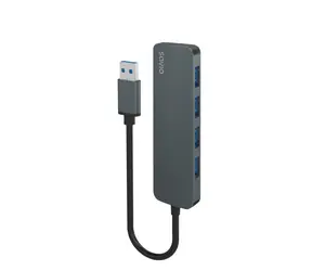 SAVIO AK-53 šedá / USB-A rozbočovač / 4x USB 3.1 A