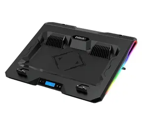 EVOLVEO Ania 10 RGB černá / chladicí podstavec pod notebooky 10" - 17" / 120&70 mm ventilátory